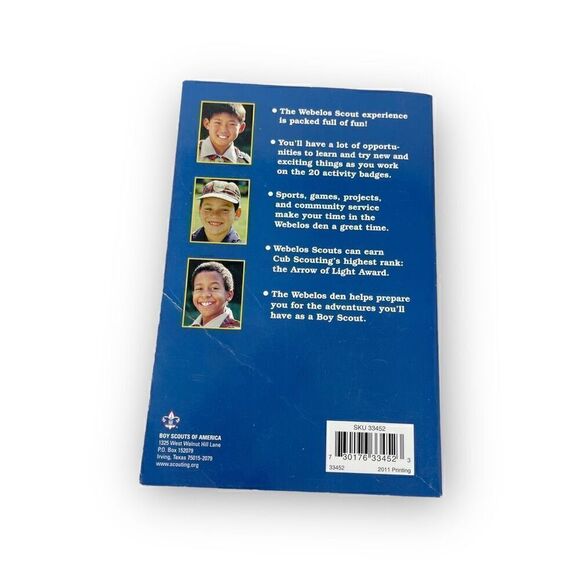 Boy Scout Cub Scout Webelos Handbook 2011 Used Good - Picture 3 of 5